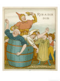 Rub-A-Dub Dub Three Men in a Tub Giclee-trykk av Edward Hamilton Bell Rub-A-Dub Dub Three Men in a Tub Giclee-trykk av Edward Hamilton Bell
