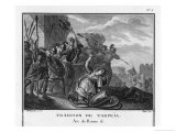Tarpeia Betrays Rome to T. Tattius and the Sabines Giclee Print by Augustyn Mirys