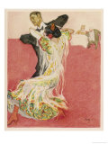 Two-Step Dance Giclee Print by Paul Rieth