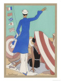 What Does One Wear on a Yacht? Giclee-trykk av Berlinger