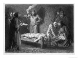 Inquisitors Put a Suspect to the Question Reproduction procédé giclée par Tony Johannot