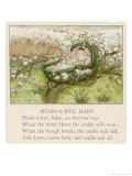 Baby Sleeps in Its Cradle Among the Apple Blossom Unaware of the Danger That Giclee Print by Kate Greenaway