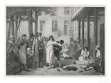 At la Salpetriere Paris Philippe Pinel Orders the Manacles Removed from the Mental Patients Giclée-tryk af Tony Robert-fleury At la Salpetriere Paris Philippe Pinel Orders the Manacles Removed from the Mental Patients Giclée-tryk af Tony Robert-fleury