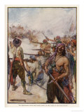 Panama is Sacked by Henry Morgan Giclee Print by J.r. Skelton