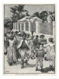 Former Slaves Celebrating Their Emancipation in Barbados Lámina giclée por H.m. Paget Former Slaves Celebrating Their Emancipation in Barbados Lámina giclée por H.m. Paget