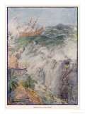 Port Royal Jamaica Destroyed by Earthquake Giclee Print by J.r. Skelton