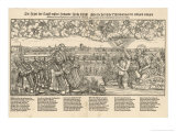 Martin Luther with the Kurfurst Von Sachsen Giclee Print by Lucas Cranach the Elder