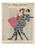 France, Carnival Characters En Fete! Giclee Print by Armand Rapeno