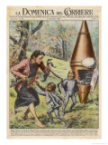 At Poggio d'Ambra Giclee Print by Walter Molini