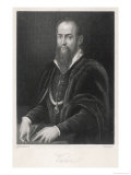 Georgio Vasari Italian Artist Architect and Art Historian Famous for His Lives of the Painters Giclee Print by Hinchliff 