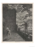 Windsor Castle Herne the Hunter Appears to Henry VIII on the Terrace in the Midst of a Storm Lámina giclée por George Cruikshank Windsor Castle Herne the Hunter Appears to Henry VIII on the Terrace in the Midst of a Storm Lámina giclée por George Cruikshank
