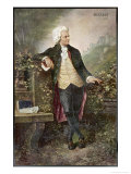 Wolfgang Amadeus Mozart Austrian Musician Giclee Print by V. Janschek