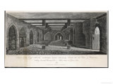 Interior of the Crypt Beneath the Old Palace of Westminster Looking Towards Charing Cross reproduction procédé giclée par G. Dale