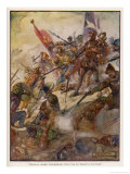 Jean de la Valette Defends the Island Against the Turks Giclee Print by J.r. Skelton