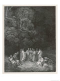 Homer the Classic Poets Giclee Print by Gustave Doré