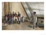 Napoleon after His Second Abdication Reproduction procédé giclée par W.q. Orchardson
