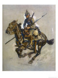 German Dispatch Rider Giclée-Druck von Angelo Jank