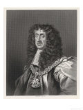 Charles II British King 1660-1685 Giclee Print by William Holl the Younger