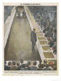 Playing Fifty Games of Chess Simultaneously Giclee Print by Vittorio Pisani