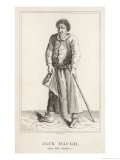 Jack Haugh Also Known as Mill Cushin was an Irish Beggar and Character in Dublin Giclee Print by Robert Grave