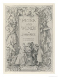 The Frontispiece to J.M.Barrie's Prose Version of Peter Pan Impressão giclée por Francis Bedford