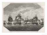 British Navy Takes Curacao Giclee Print by S. Lacy