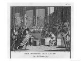 Rome Makes Peace with Latium Giclee Print by Augustyn Mirys