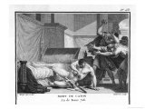 Marcus Cato Uticensis Opposing Caesar Giclee Print by Augustyn Mirys