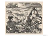 Charles Edward Stuart is Helped to Escape by Flora Macdonald Giclee Print by Noel Paton