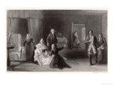 The Lady's Sorrow, Lady Collapses, Her Concerned Maids Gather Round to Attend to Her Giclee Print by G. Presbury