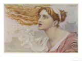 Daughter of King Priam of Troy She was an Infallible Prophetess Giclee Print by Frederick Sandys