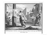 Sulla Now Dictator Posts Lists of Proscribed Citizens Giclee Print by Augustyn Mirys