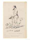 Sir Walter Scott Scottish Writer reproduction procédé giclée par Daniel Maclise