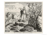 The Emperor Otto I Consolidates His Empire Bounded Only by the Nordsee Giclee Print by Ludwig Richter