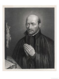 Ignatius Loyola Spanish Saint Founder of Society of Jesus (Jesuits) in an Attitude of Prayer Giclee Print by C. Holl