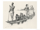 Congo Slaves in a Slaver's Canoe Giclée-Druck von Edward Windsor Kemble