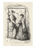 Framley Parsonage Lord Lufton and Lucy Robarts Hold Hands Giclee Print by Dalziel 