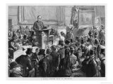 Picture Auction at Christie's London reproduction procédé giclée par Sidney Hall