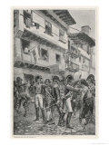 The Unpopular Minister Godoy is Arrested by Fernando VII and Sent into Exile in France Giclee Print by Maurice Orange