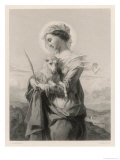 Roman Virgin Martyr and Saint Giclee Print by Landelle 