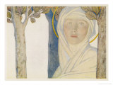 Saint Brigid Irish Slave Who Became a Nun Who Became a Saint Also Known as Bride Bridget Giclee Print by Cayley Robinson