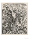 Sir James Douglas Taking Bruce's Heart to the Holy Land is Diverted to Fight the Moors Near Granada Giclee Print by Noel Paton