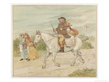 Farmer Went Trotting Upon His Grey Mare Bumpety Bumpety Bump reproduction procédé giclée par Randolph Caldecott