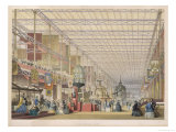 The Great Exhibition of All Nations, The British Nave reproduction procédé giclée par J. Nash