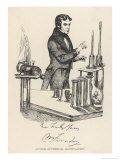 Michael Faraday English Scientist in His Laboratory Giclee Print by Daniel Maclise