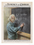 Albert Einstein at Princeton 1950 Giclee Print by Walter Molini