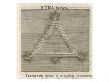 Libra, Represented by the Deltoton in Hyginus's System reproduction procédé giclée par Gaius Julius Hyginus