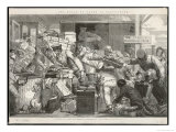 The "Break of Gauge" from Wide to Narrow Gauge Giclee Print by W.j. Linton