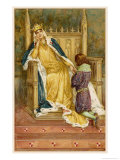 Lady Constance the Mother of Arthur Giclee Print by Walter Paget