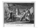 Julius Caesar Captures His Opponent Domitius Giclee Print by Augustyn Mirys